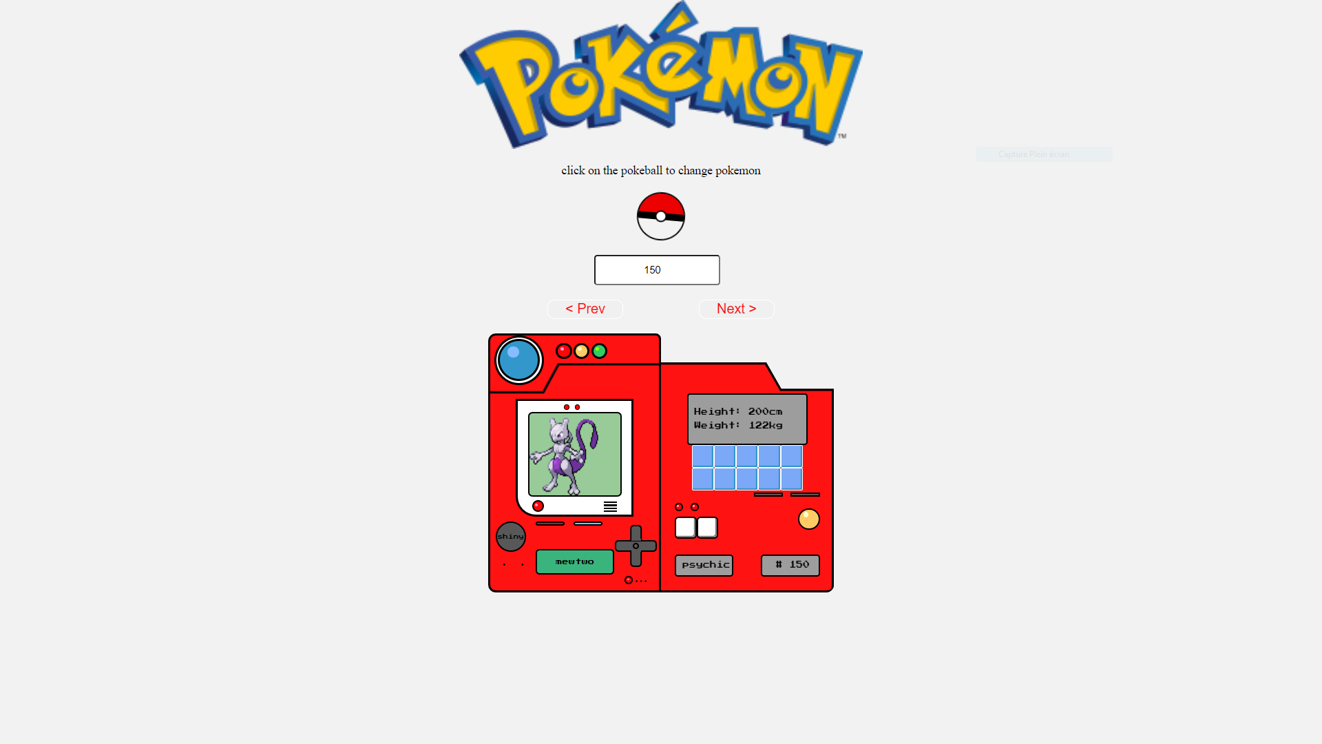 pokedex API